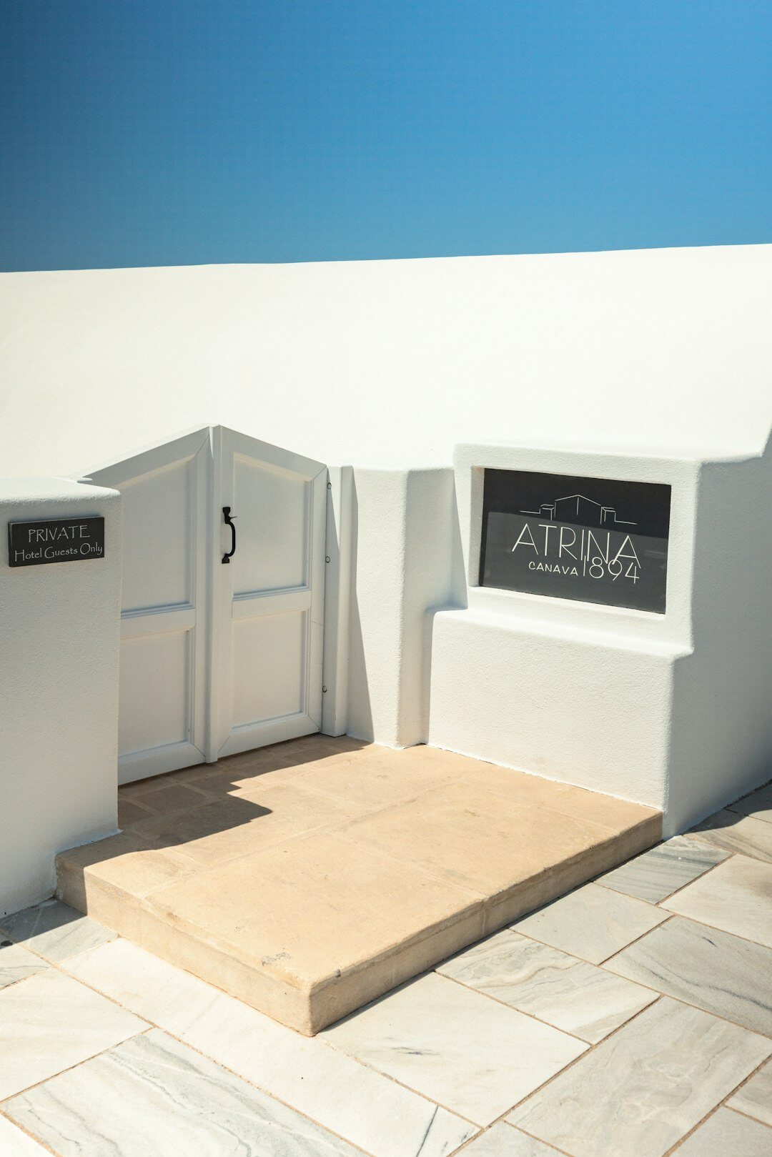 luxury boutique entrance