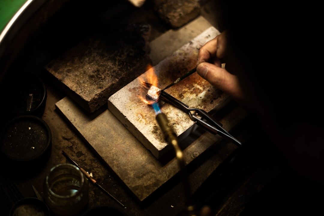 artisan crafting jewelry