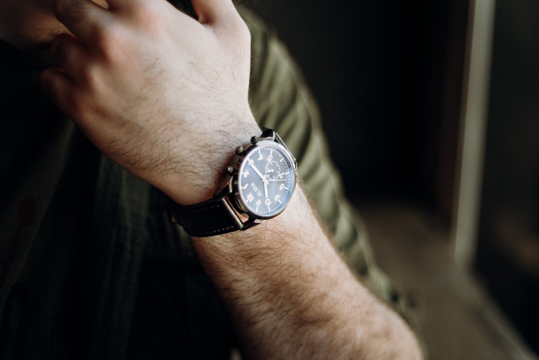 luxury watch on wrist