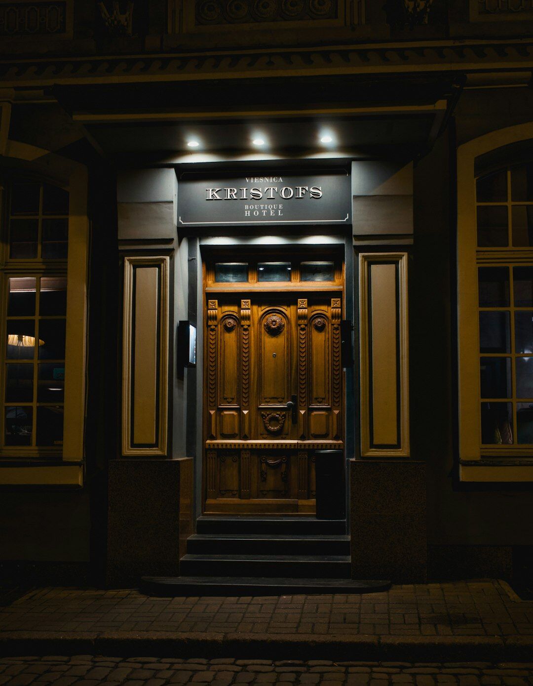 luxury boutique entrance